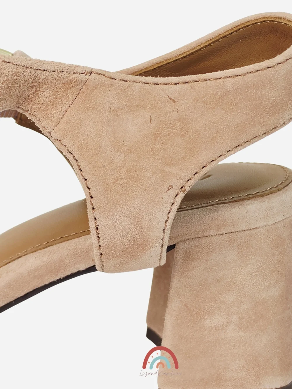 New! Madewell The Neeka Ankle-Strap Heeled Sandal in Suede Warm Umber 8